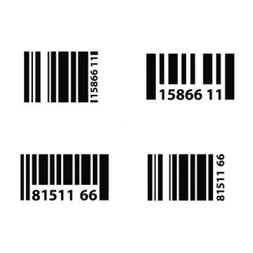 Barcode Design Vector Stock Illustration