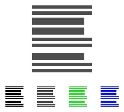 Barcode Flat Icon Stock-Illustration