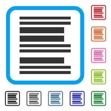 Barcode Framed Icon Stock-Illustration