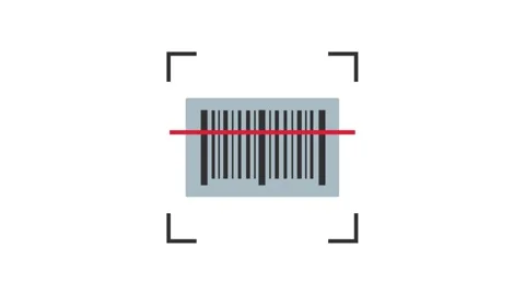 Barcode icon animation Stock Footage 141977345