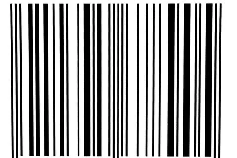 Barcode icon. Black-striped code for digital identification Stock Illustration