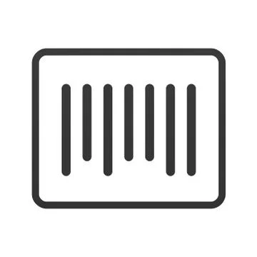 Barcode icon. Ean Code symbol. Scan bar sign. Stock Illustration