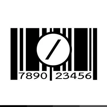 Barcode icon illustration design Stock Illustration