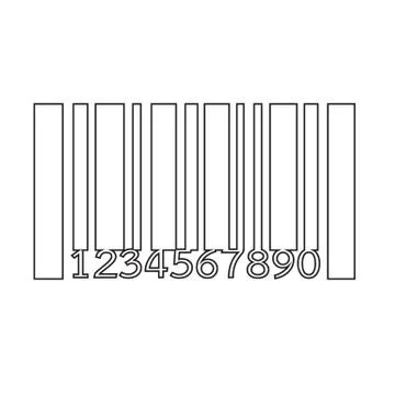 Barcode icon vector illustration Stock Illustration