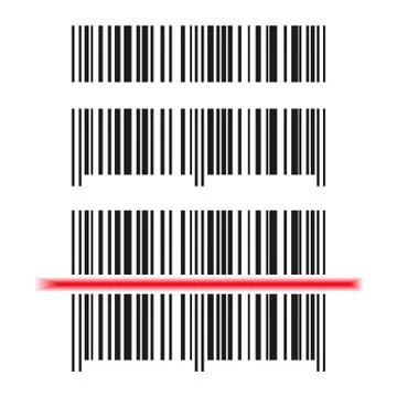 Barcode icon. Vector illustration. Stock Illustration