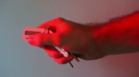 Barcode identity id bar code Stock-Footage 12587420