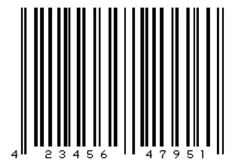 Barcode Illustrated dummy bar code in black and white Copyright: xZoonar.c... Stock-Fotos