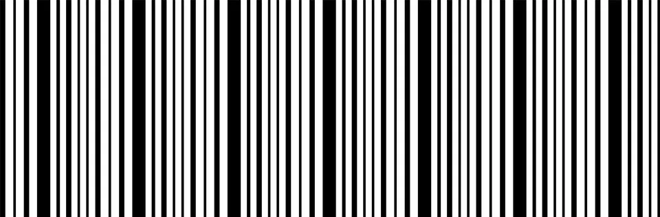 Barcode illustration. Barcode sticker on isolated background. Barcode, QR code 库存插图