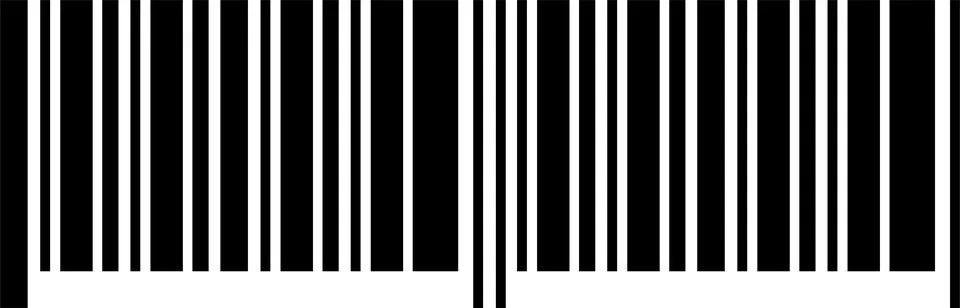 Barcode illustration. Barcode sticker on isolated background. Barcode, QR code Stock Illustration