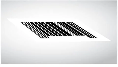 Barcode illustration design 스톡 일러스트