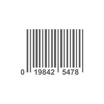 Barcode isolated scanning bar code outline icon Illustrazione stock