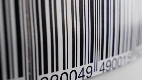 Barcode label scanning Stock Footage 229535679