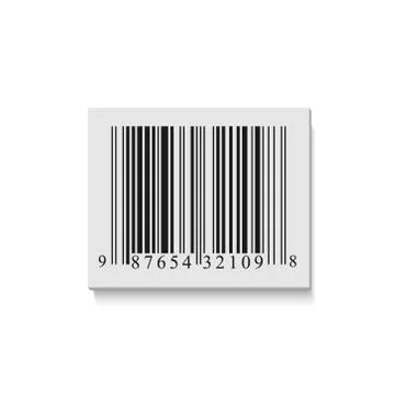Barcode label sticker . Vector illustration Illustrazione stock