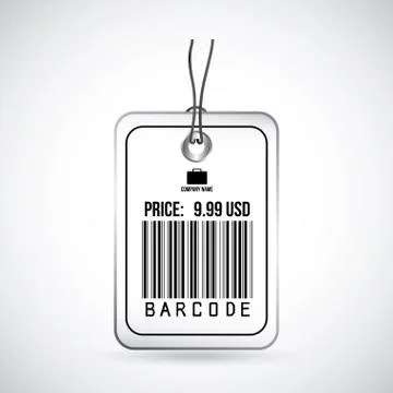Barcode labels over gray background vector illustration 스톡 일러스트