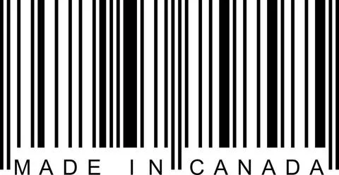 Barcode - Made in Canada Made in Canada with a barcode (EAN). Copyright: x... Stock Photos