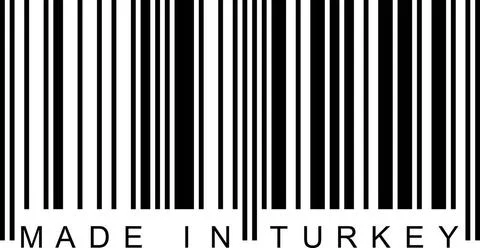 Barcode - Made in Turkey Made in Turkey with a barcode (EAN). Copyright: x... Stock Photos