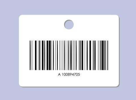 Barcode or qr code. Tags with code for scanning. Shortened link. Cashless Illustration