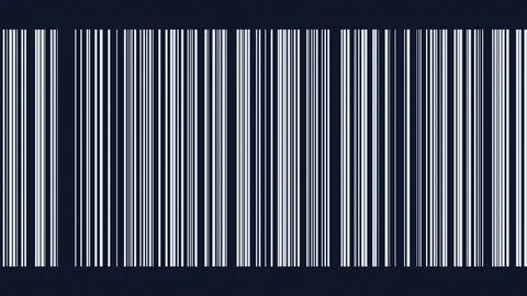 Barcode pattern with vertical stripes on dark background Stock Illustration