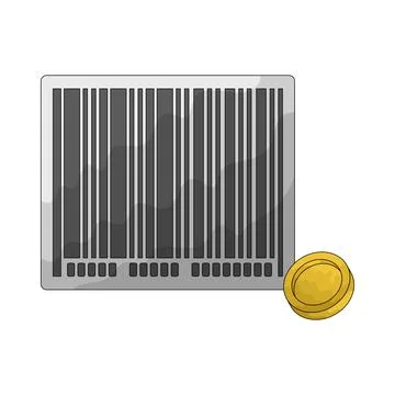 Barcode payment illustration Stock Illustration