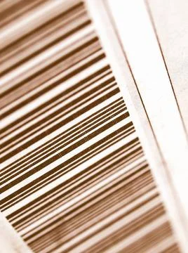 Barcode picture vintage Bar code (barcode) used on product labels vintage ... Foto stock