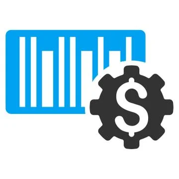 Barcode Price Setup Icon Illustrazione stock