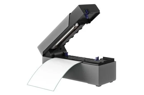 Barcode printer digital Illustrazione stock
