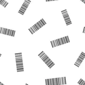 Barcode product distribution icon seamless pattern background. Business conce Illustrazione stock