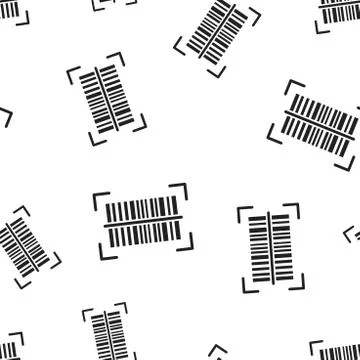 Barcode product distribution icon seamless pattern background. Business conce Illustrazione stock