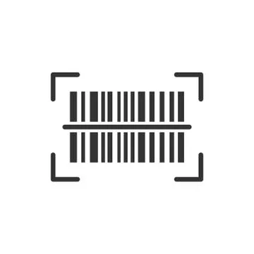 Barcode product distribution icon. Vector illustration. Business concept barc Illustrazione stock