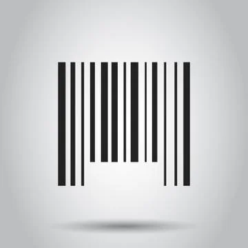 Barcode product distribution icon. Vector illustration. Business concept barc 스톡 일러스트