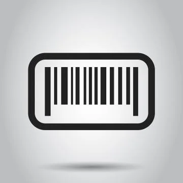 Barcode product distribution icon. Vector illustration. Business concept barc Stock Illustration