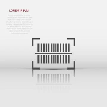 Barcode product distribution icon. Vector illustration. Business concept ba.. Stock Illustration