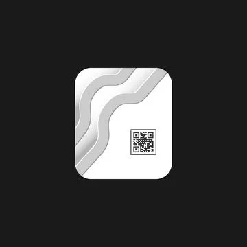 Barcode qr label with abstract white texture concept 스톡 일러스트