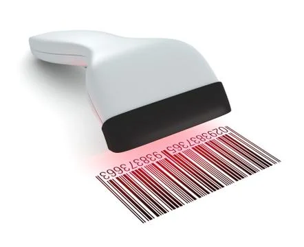 Barcode reader 库存插图