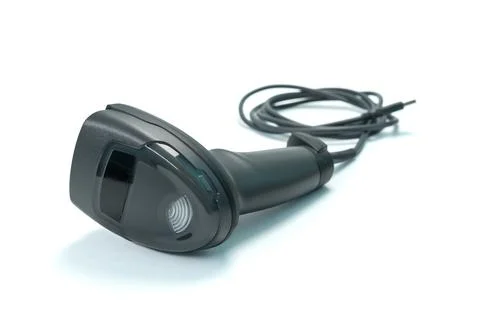 Barcode reader isolated on white background. Stock Photos