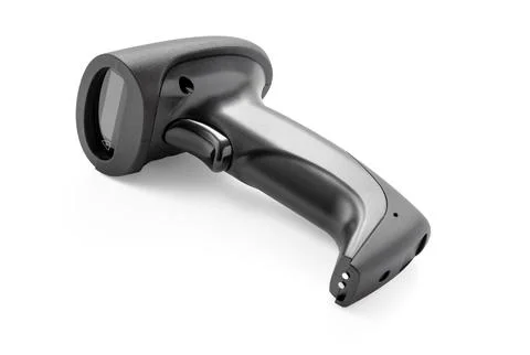 Barcode reader qr code wireless handheld barcode scanner with docking station Foto stock