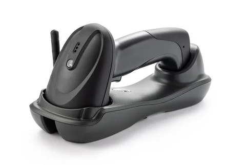 Barcode reader qr code wireless handheld barcode scanner with docking station Stock-Fotos