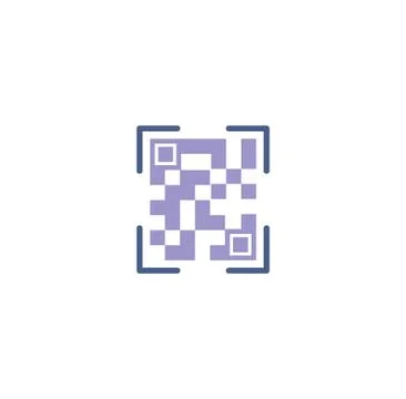 Barcode related icon on background for graphic and web design. Creative Illustrazione stock
