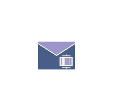 Barcode related icon on background for graphic and web design. Creative Stock Illustration