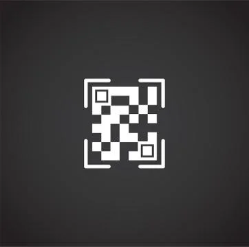 Barcode related icon on background for graphic and web design. Creative Stock Illustration