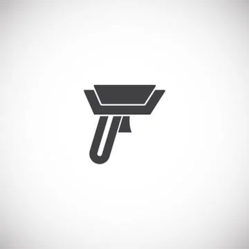 Barcode related icon on background for graphic and web design. Creative Stock-Illustration