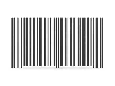 Barcode representation for product identification Stock Illustration