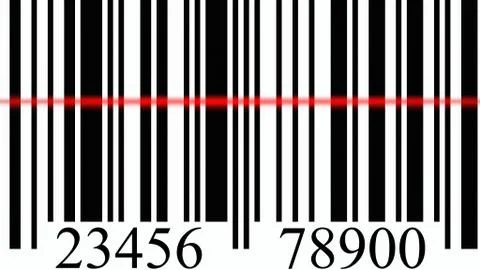 Barcode scan de fancy Stock Illustration