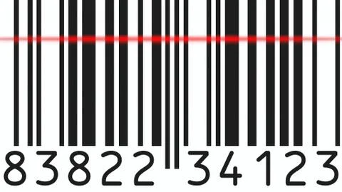 Barcode scan de rounded 스톡 일러스트