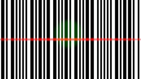 Barcode scan de stripes only 스톡 일러스트