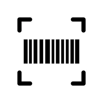 Barcode scan icon. Scanning. Vector. Illustrazione stock