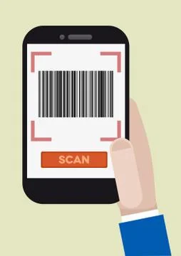 Barcode scan Stock Illustration