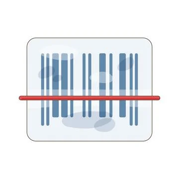 Barcode scan Stockillustratie