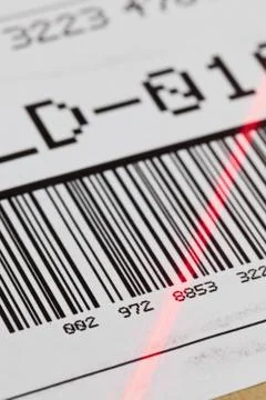 Barcode scan Stock-Fotos