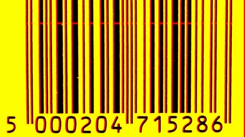Barcode scanner. Barcode chaos. Animated... | Stock Video | Pond5